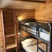 Camping 3 étoiles dordogne - Chambre 2 lits superposes